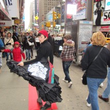 Times Square, Fashion Show for Traffic Cameras